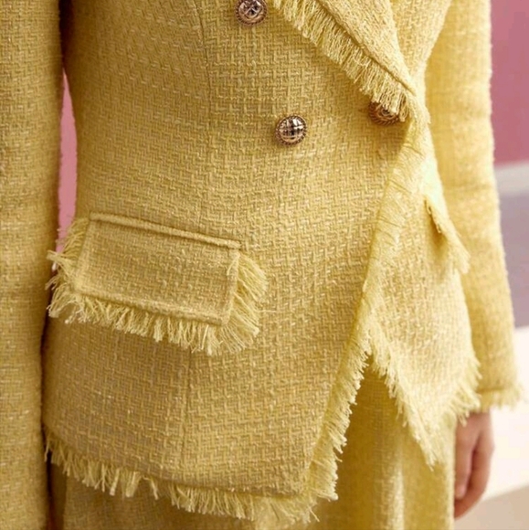 TWEED RAW TRIM JACKET - Picture 2 of 5